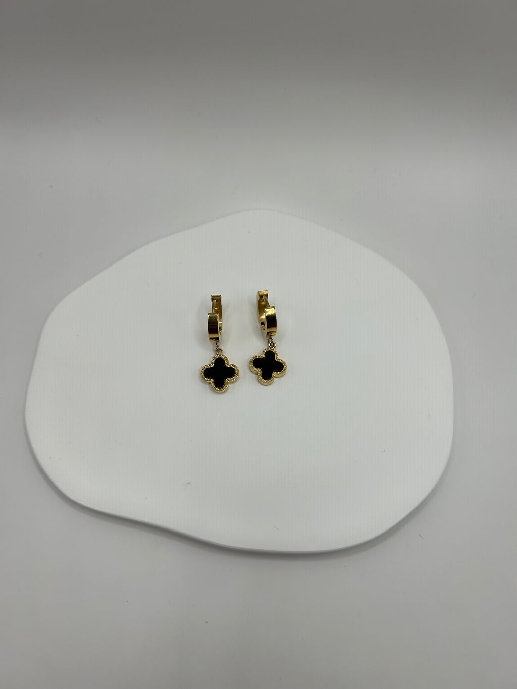 CHANCE | boucle d’oreille trèfle bicolore