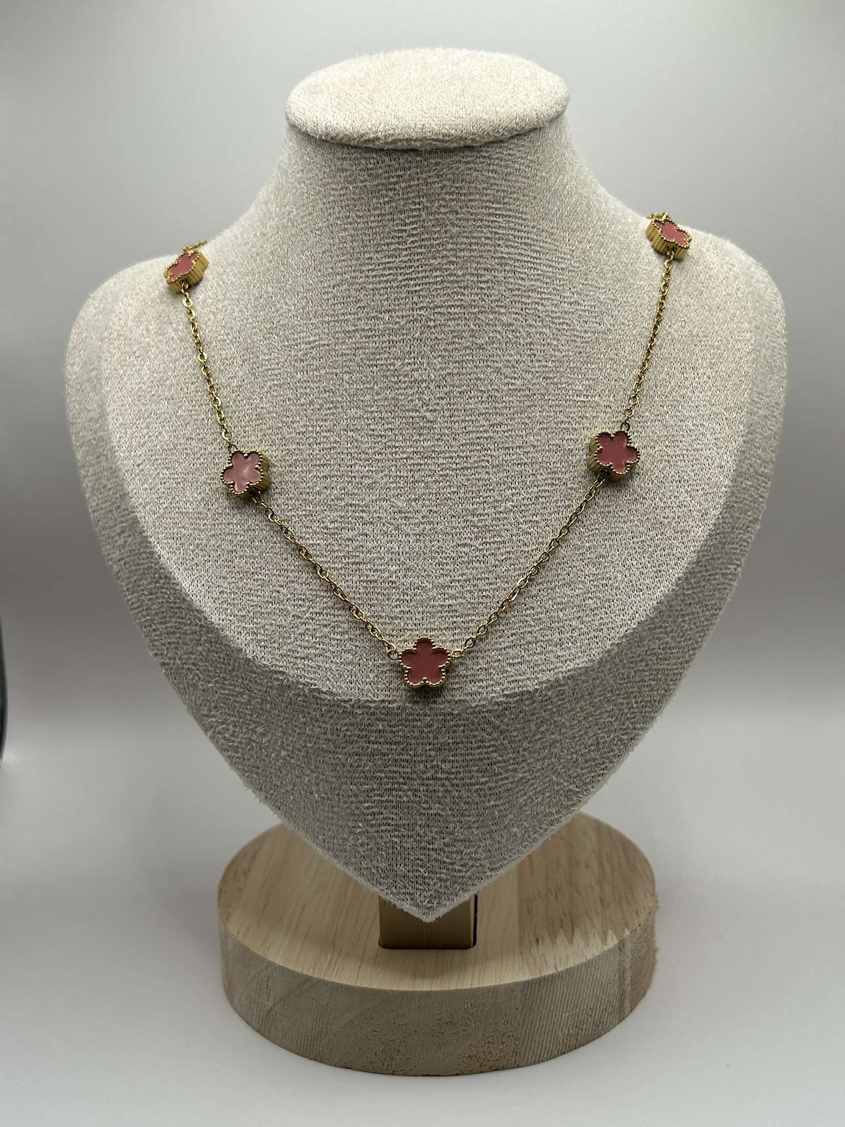 CHANCE | collier trèfle en acier inoxydable