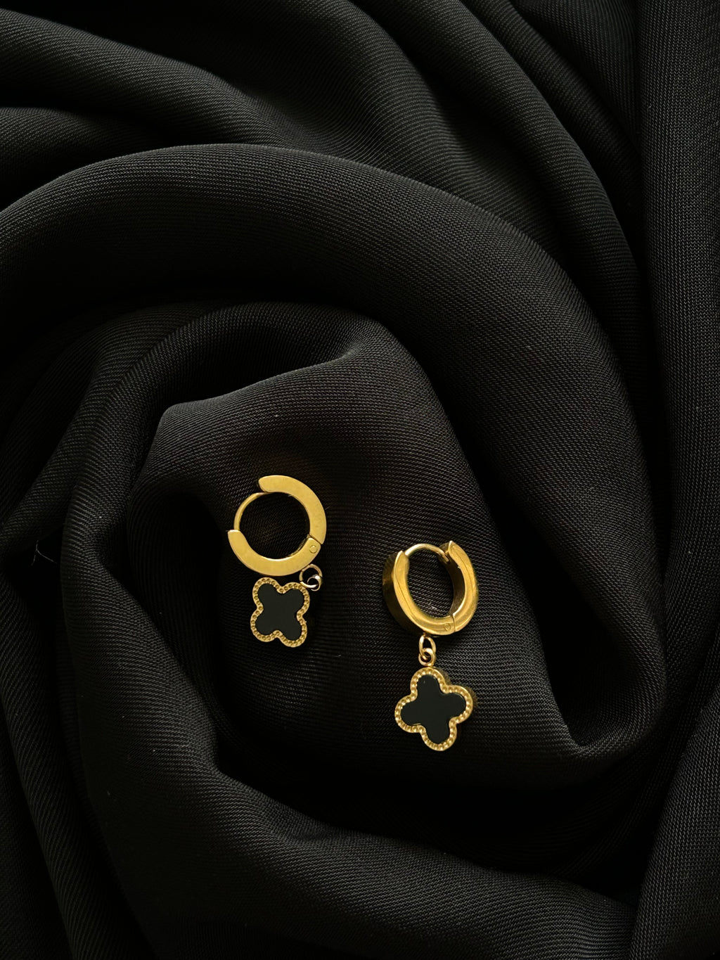 CHANCE | boucle d’oreille trèfle bicolore