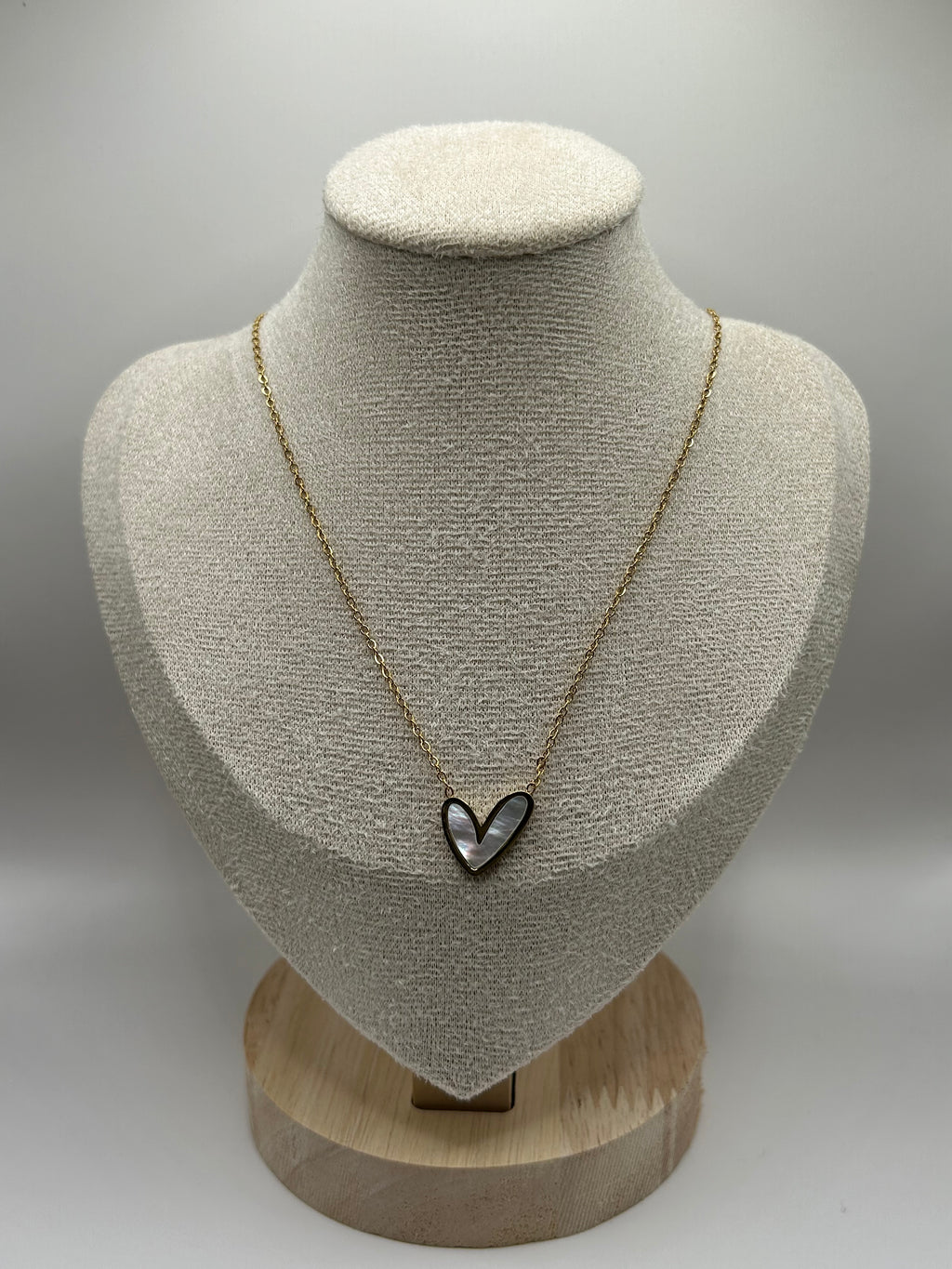 CÉLESTE  | collier cœur en acier inoxydable