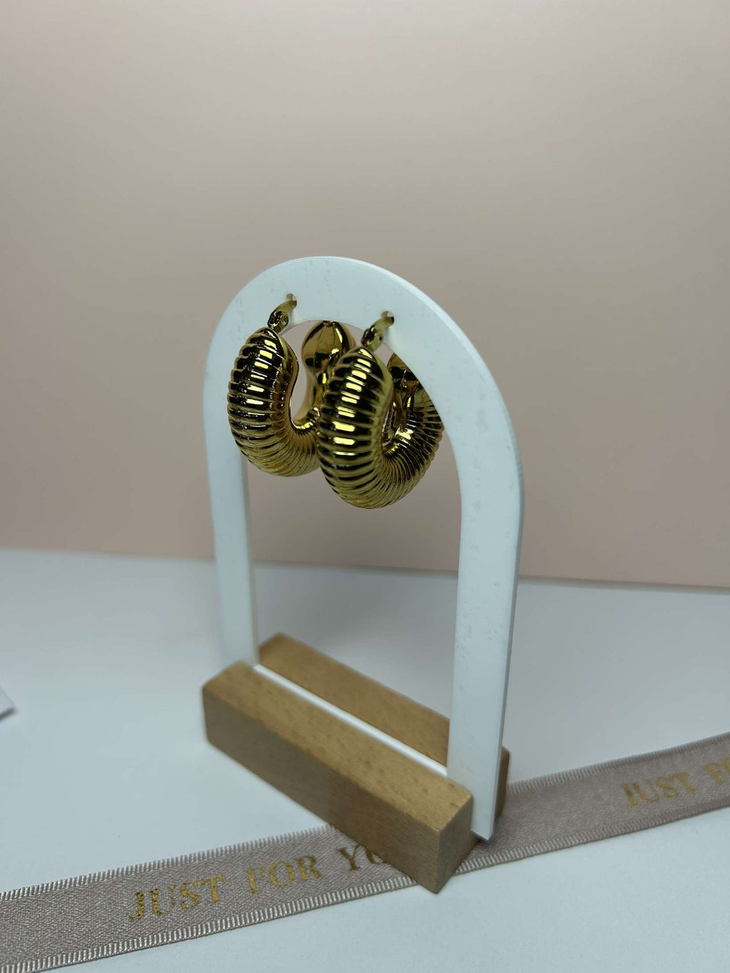 COSMO |boucle d’oreille créole en acier inoxydable