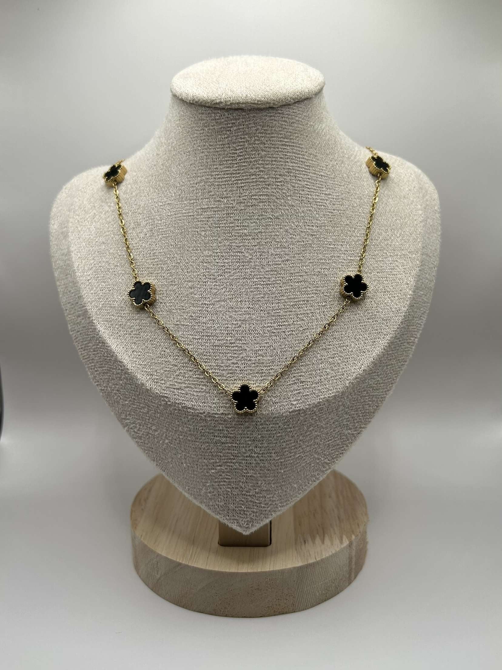 CHANCE | collier trèfle en acier inoxydable